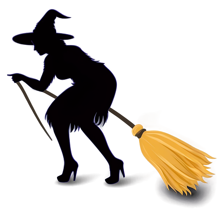 Witch Silhouette Png 24