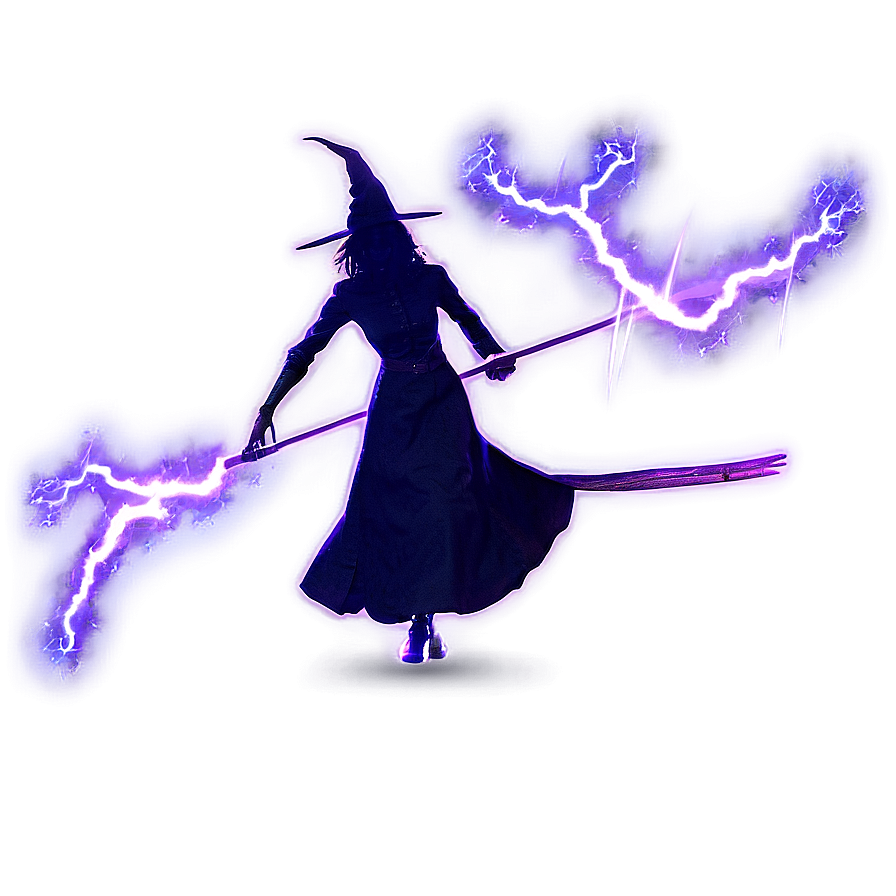 Witch With Magic Png Eqm