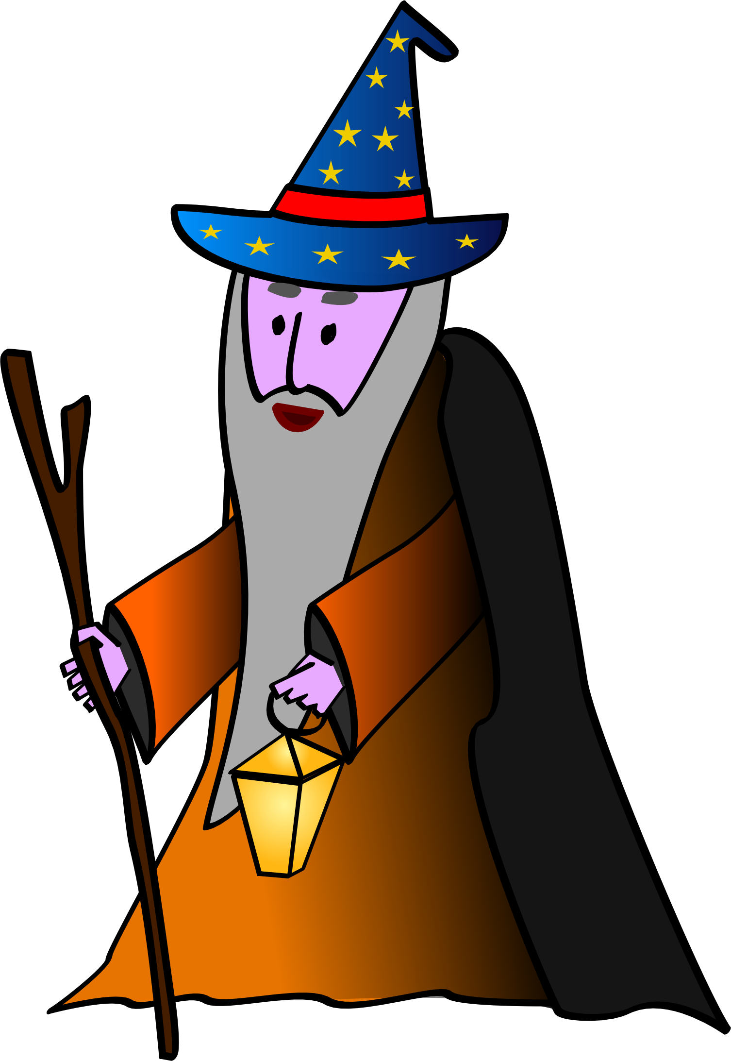 Wizard Cartoon Character Illustration