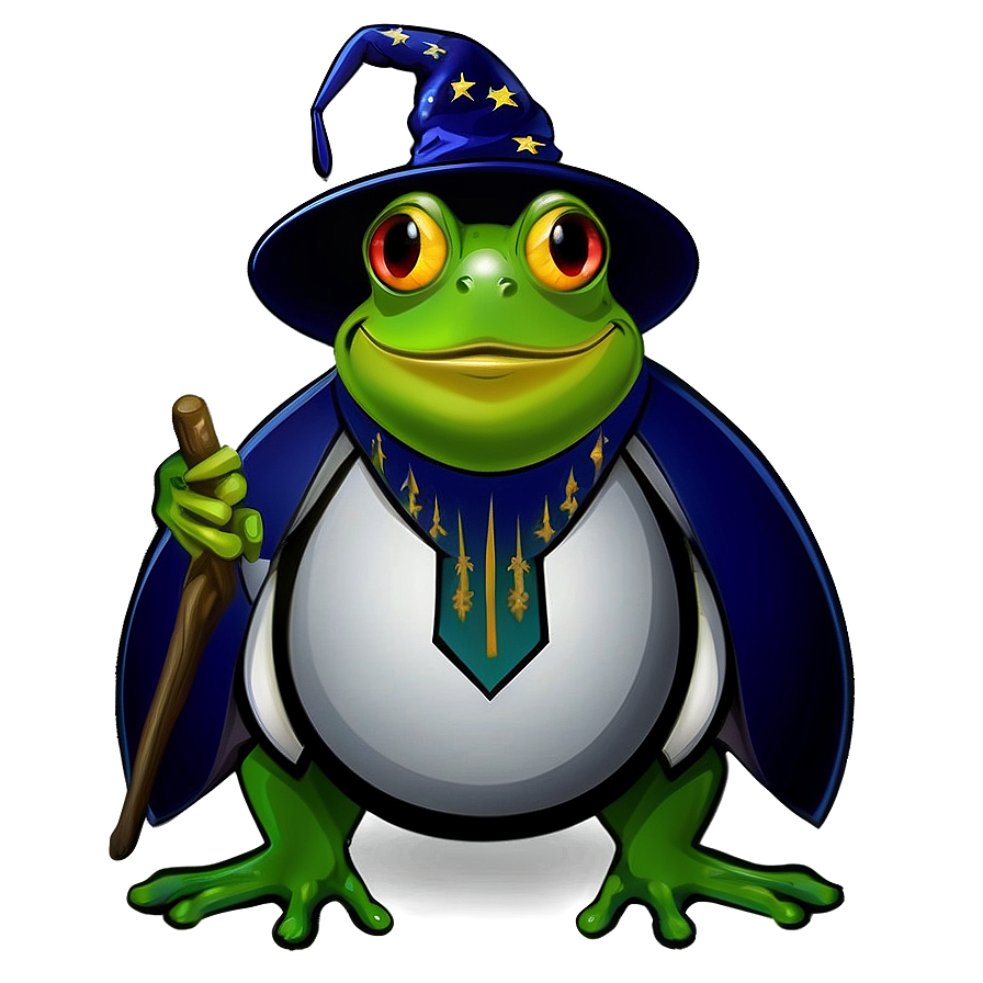 Wizard Frog Cartoon Png 06272024