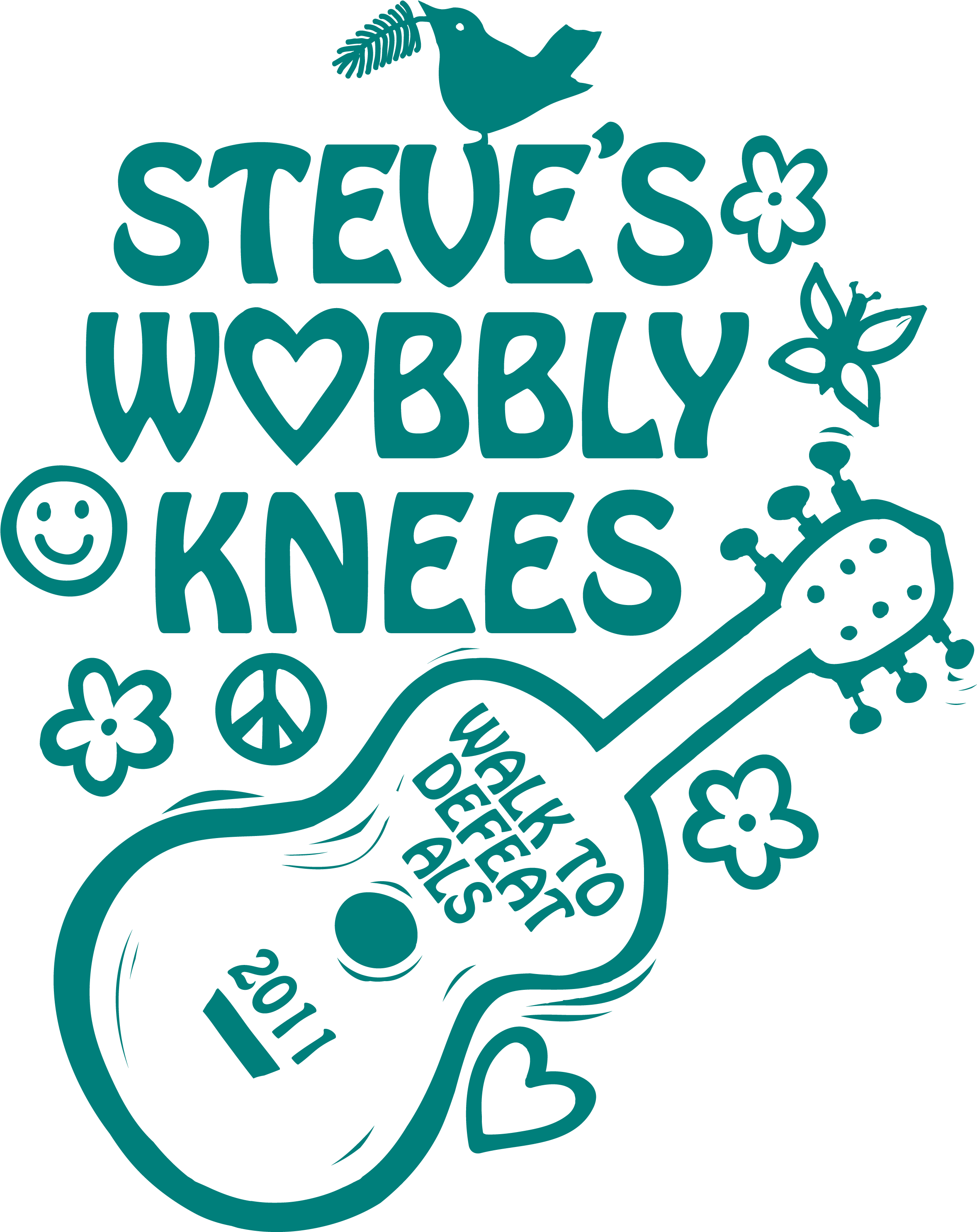 Wobbly Knees Guitar Graphic2011