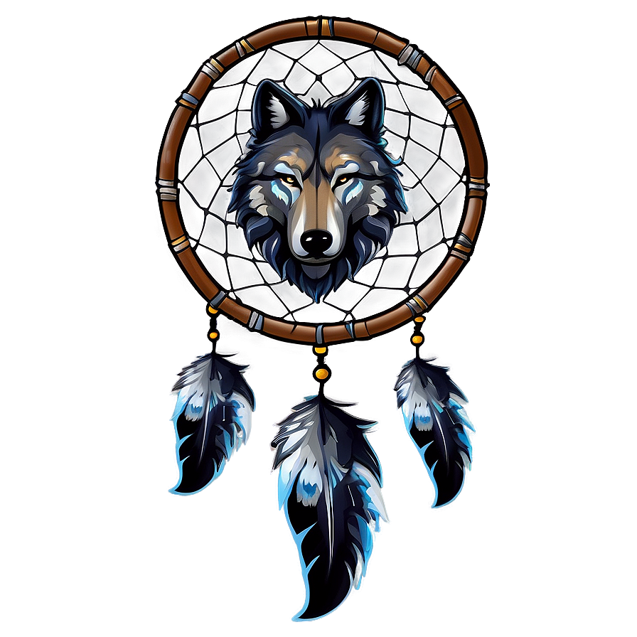 Wolf Dreamcatcher Symbol Png Hpk