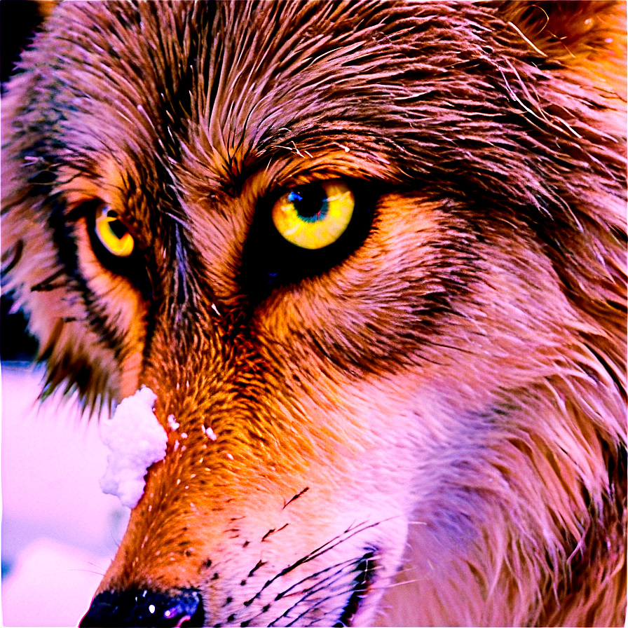 Wolf Eyes In Snow Png Bfg38