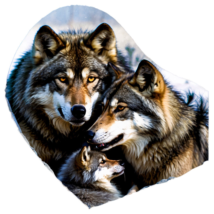 Wolf Family Love Png 96