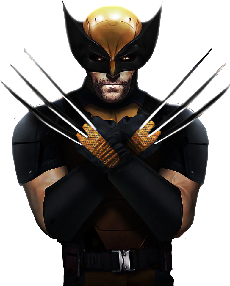 Wolverine Comic Character Pose