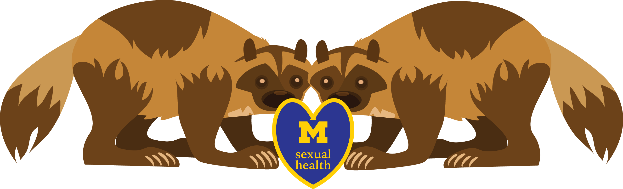 Wolverine Mascot Sexual Health Campaign