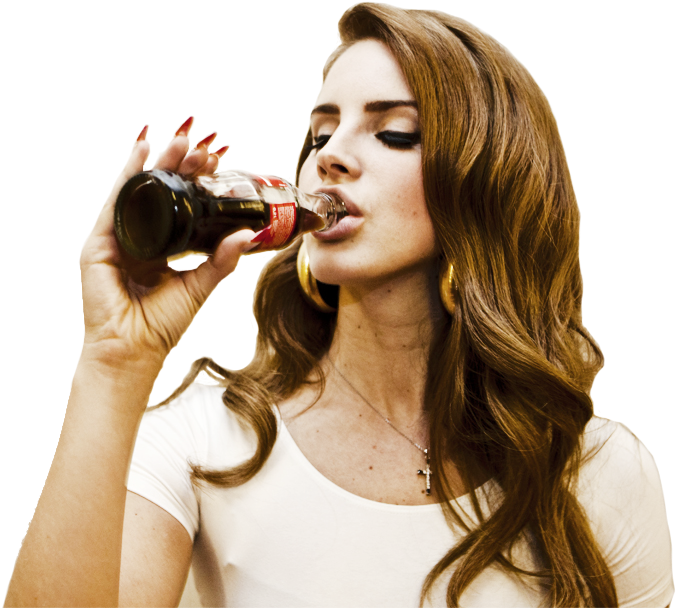 Woman Drinking Cola