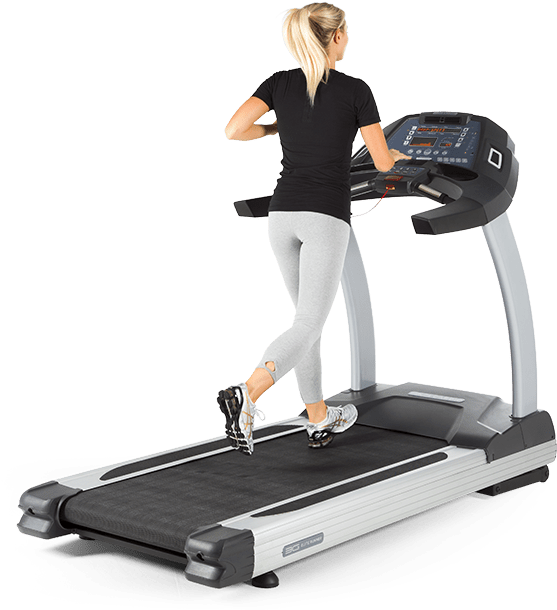 Woman Exercisingon Treadmill