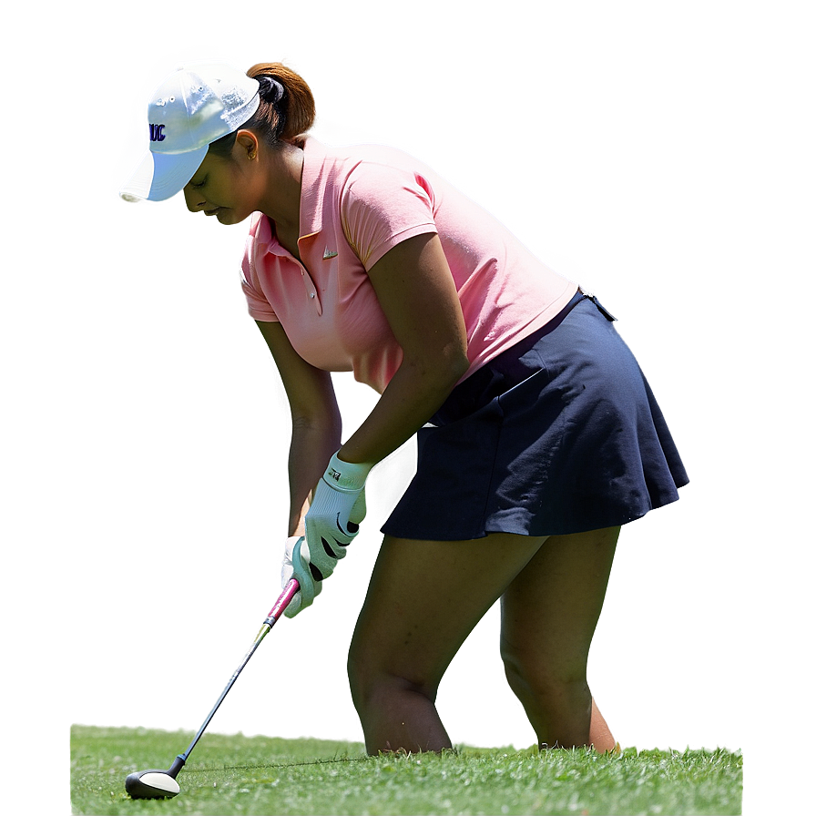 Woman Golfing Png 05212024