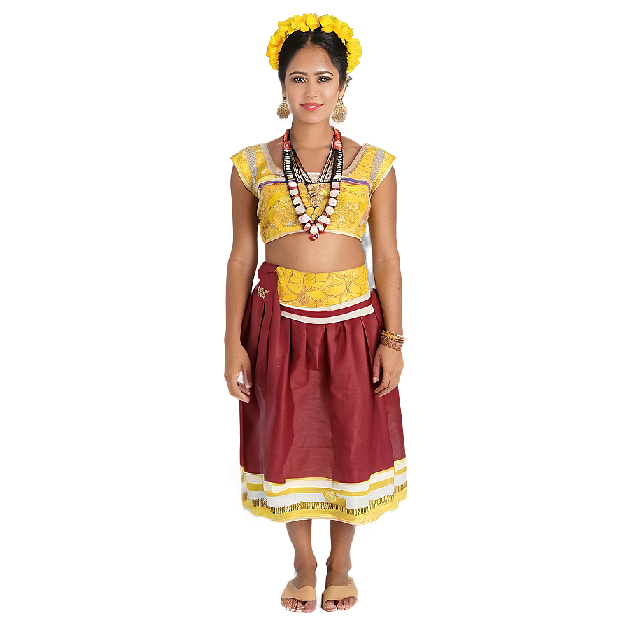 Woman In Traditional Dress Png 05232024