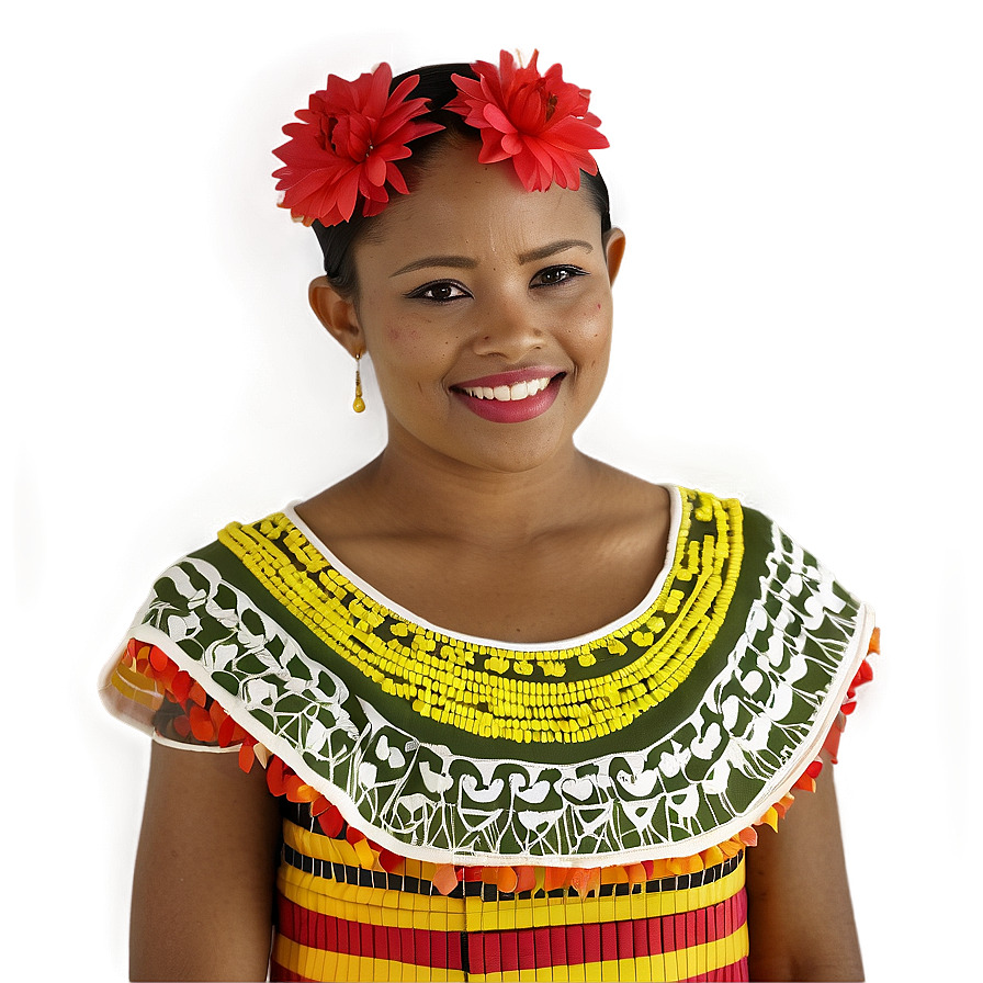 Woman In Traditional Dress Png 4