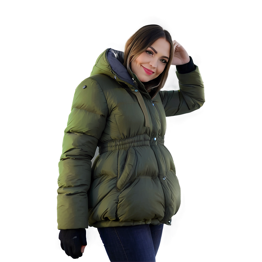 Woman In Winter Coat Png Grh50