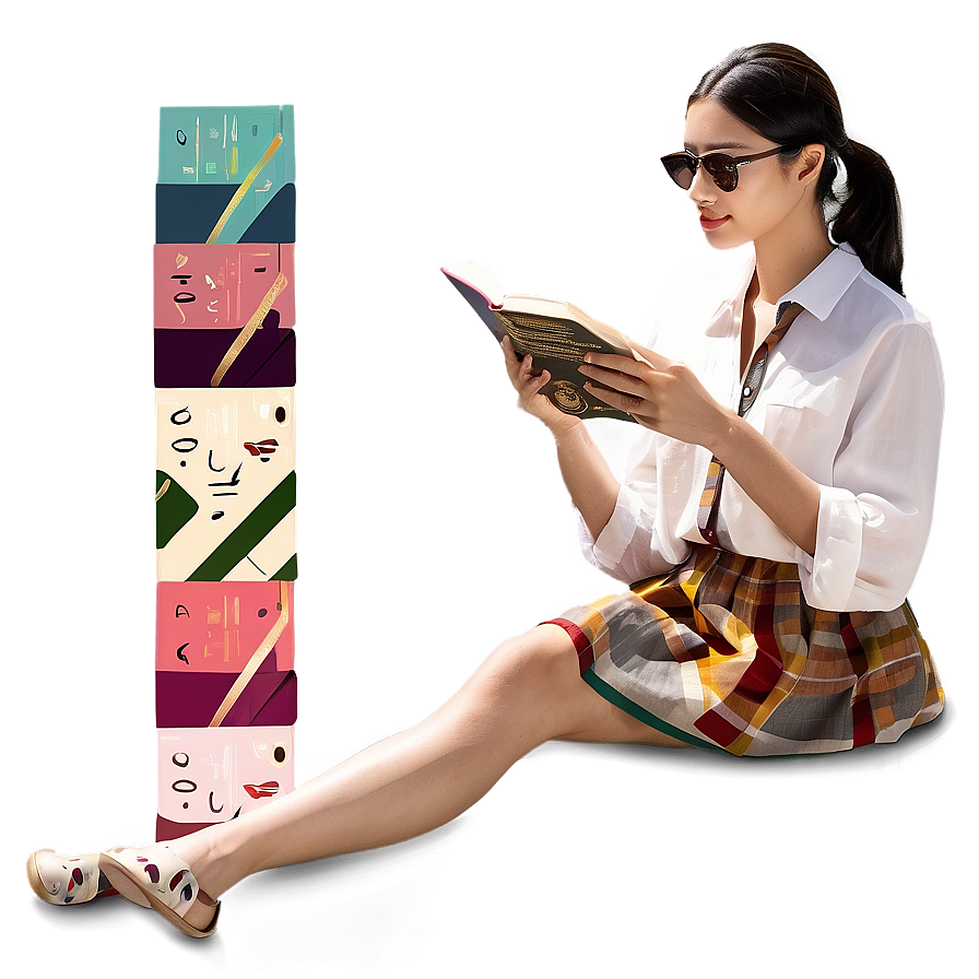 Woman Reading Book Png 90