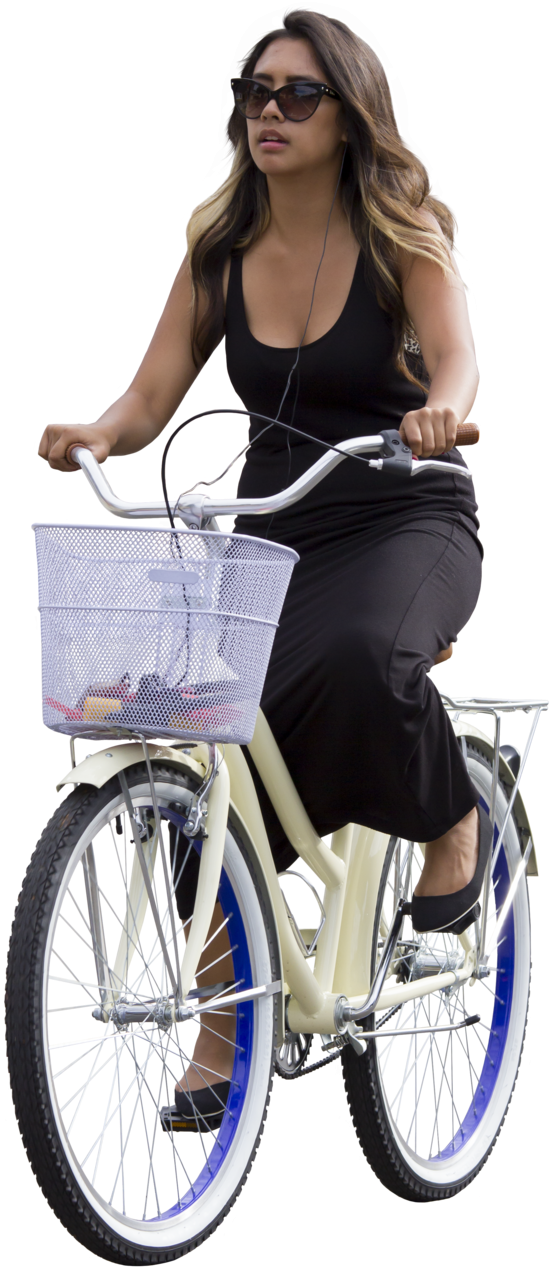 Woman Summer Bike Ride.png