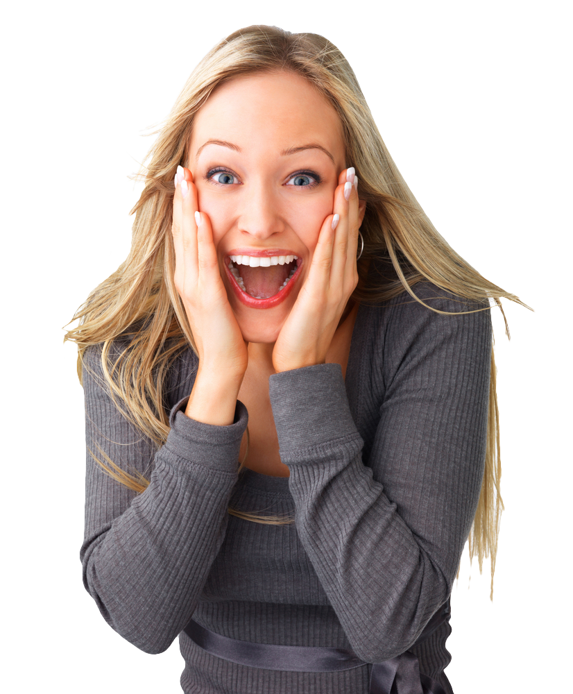 Woman Surprised Expression