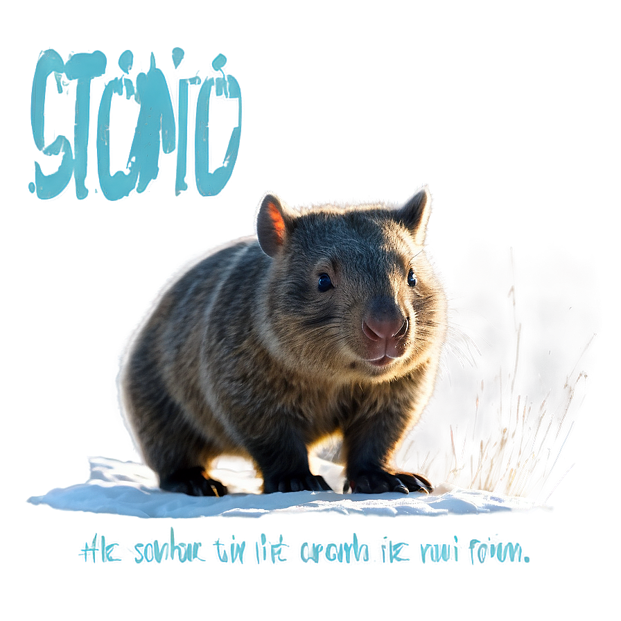 Wombat Adventure Png Sqm