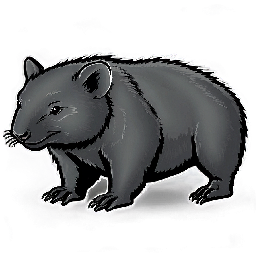 Wombat Cartoon Png 38