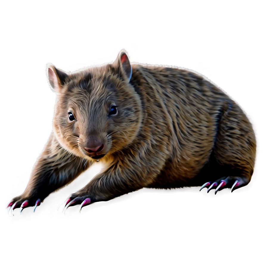 Wombat Illustration Png Dnt