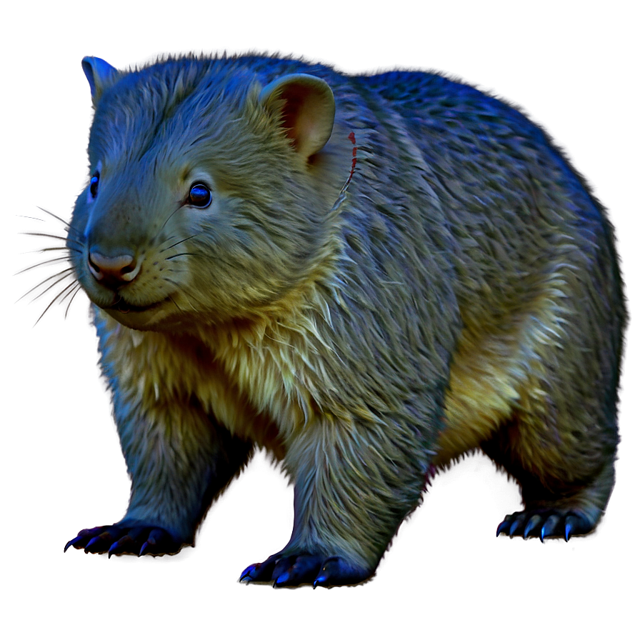 Wombat Sketch Png 06252024