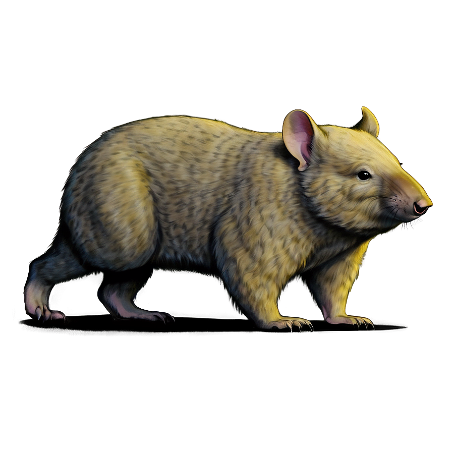 Wombat Sketch Png Efh2