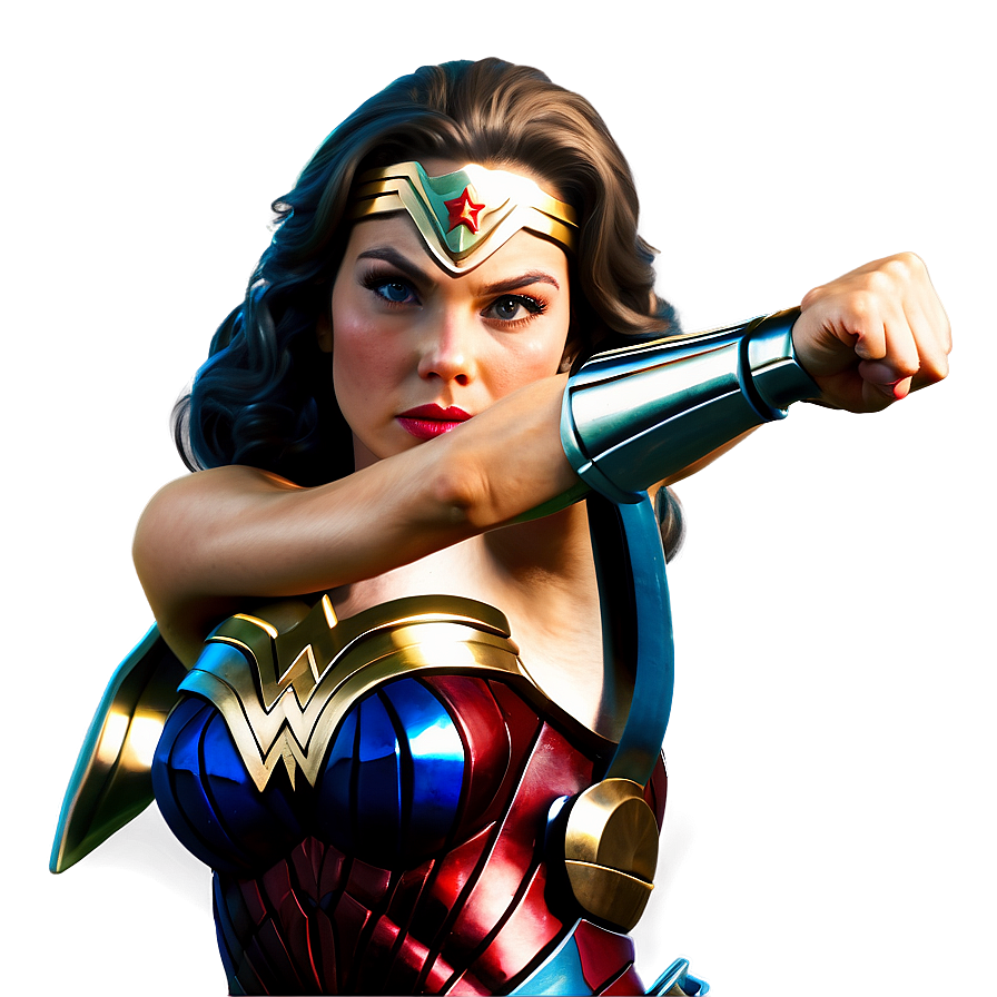 Wonder Woman Action Pose Png 55