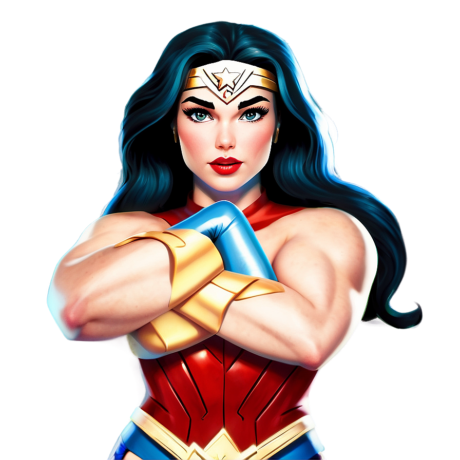 Wonder Woman Animated Style Png Pno