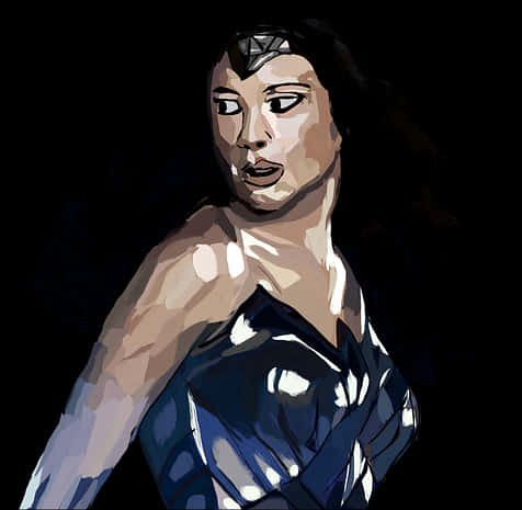 Wonder Woman Artistic Portrait