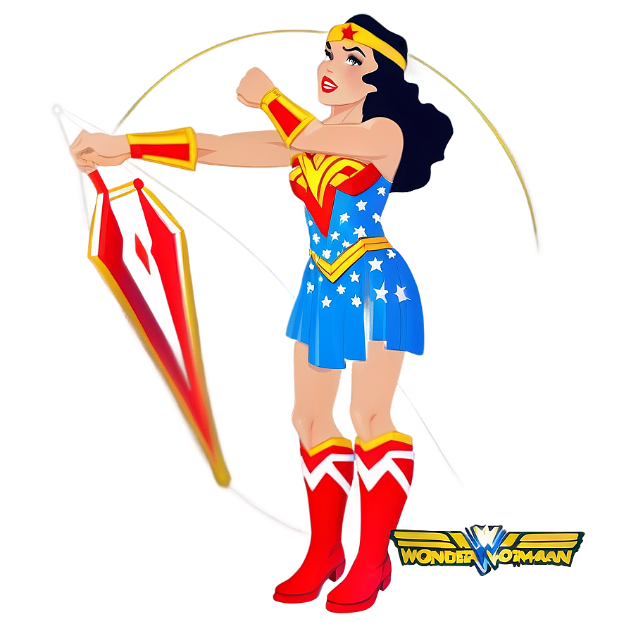 Wonder Woman Cartoon Png Isc99