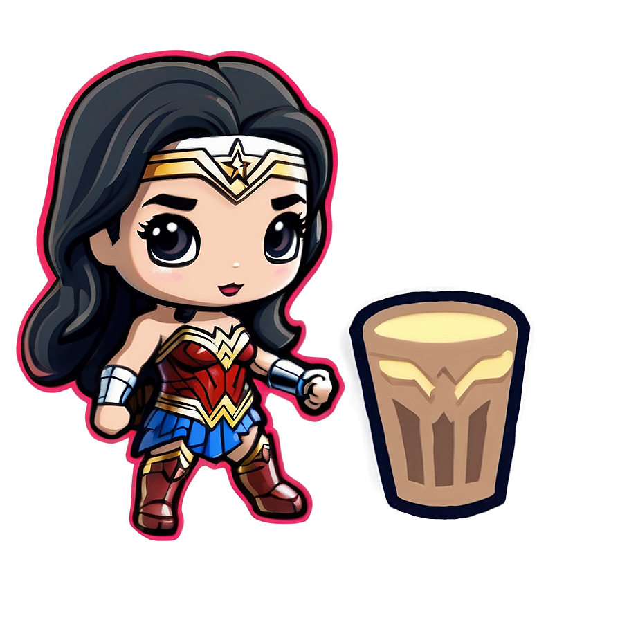 Wonder Woman Chibi Png 05212024