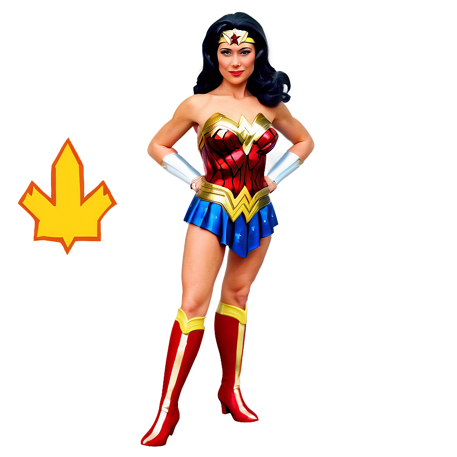 Wonder Woman Classic Costume Png 05212024