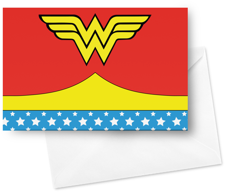Wonder Woman Logo Envelope