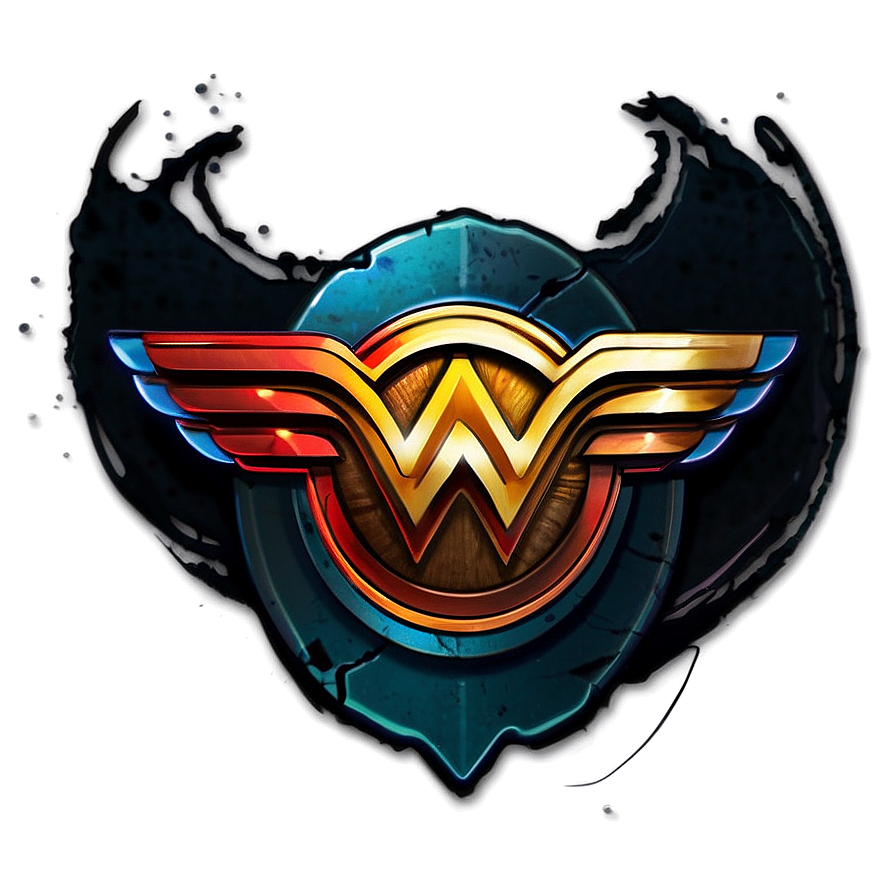 Wonder Woman Logo With Text Png Qfo