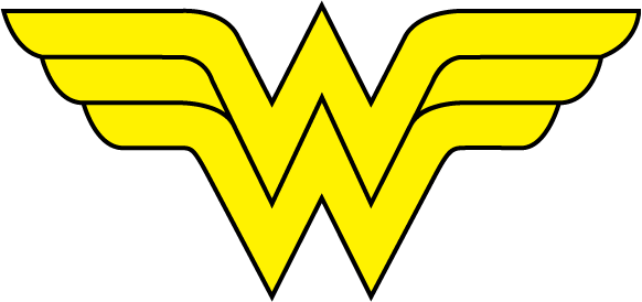 Wonder Woman Logo Yellow W