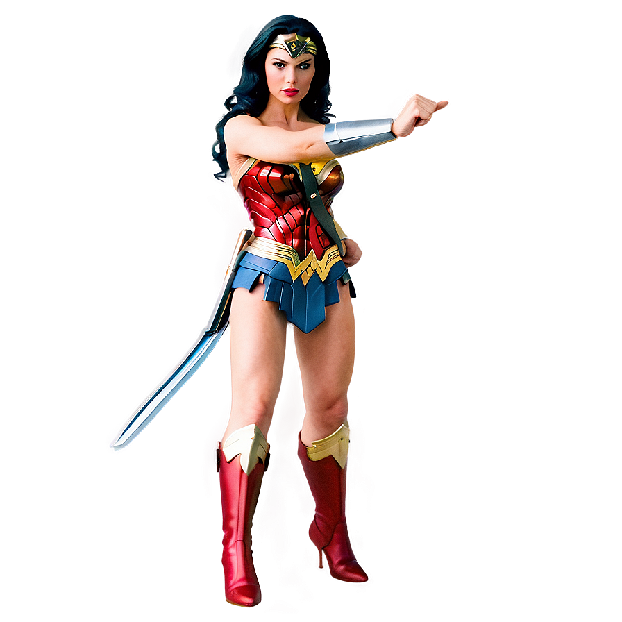 Wonder Woman Superhero Pose Png 05212024