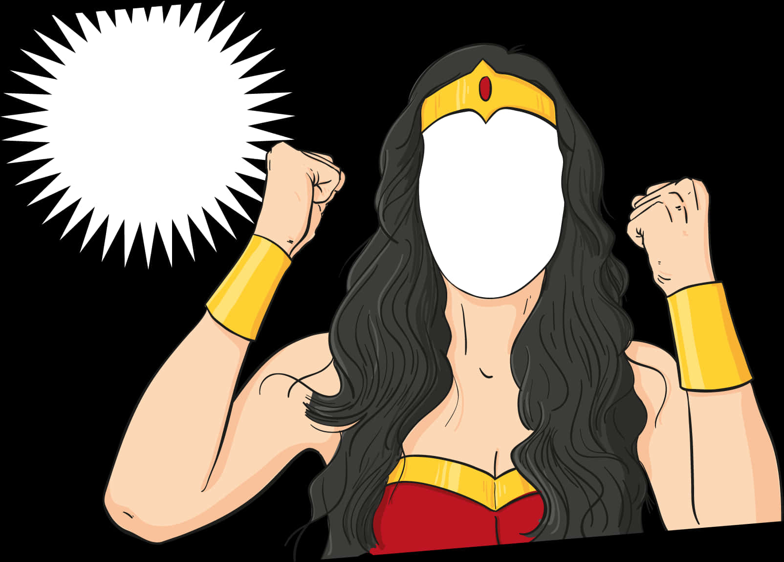 Wonder Woman Vector Illustration