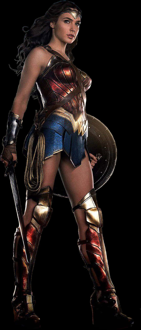 Wonder Womanin Battle Gear