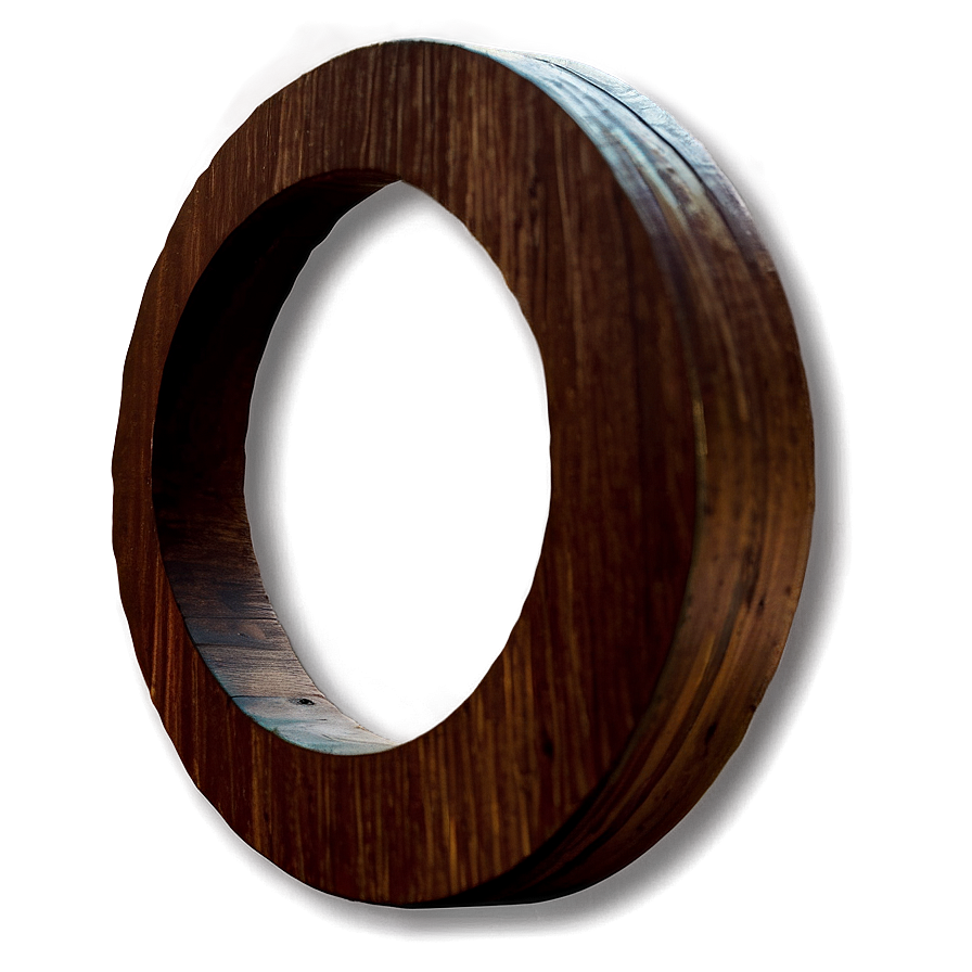 Wood Circle Coaster Png 4