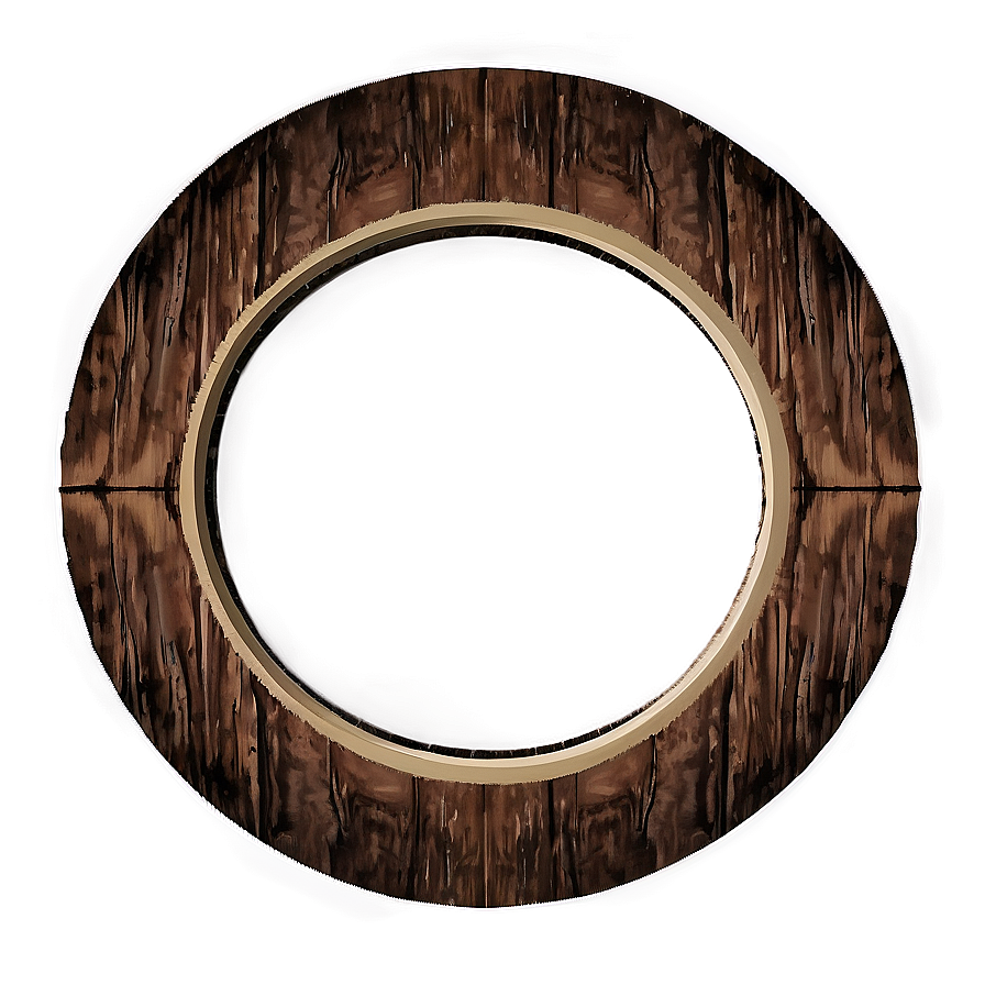 Wood Circle Decoration Png Jdg