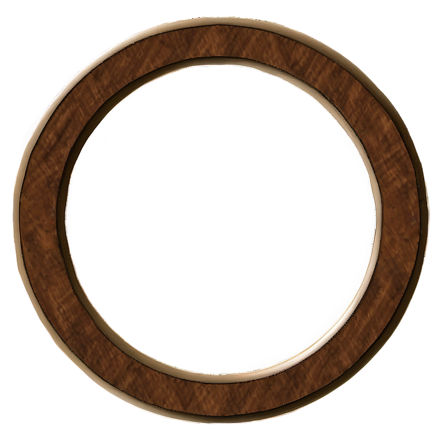 Wood Circle Frame Png Pch22