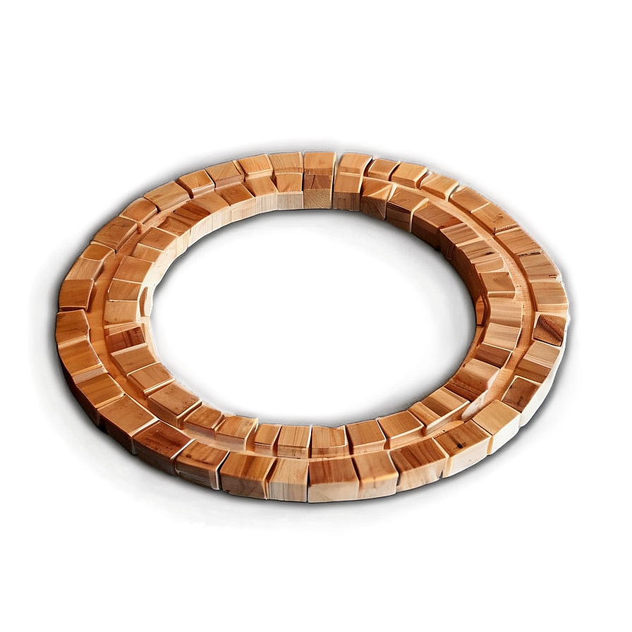 Wood Circle Mosaic Png Isi89