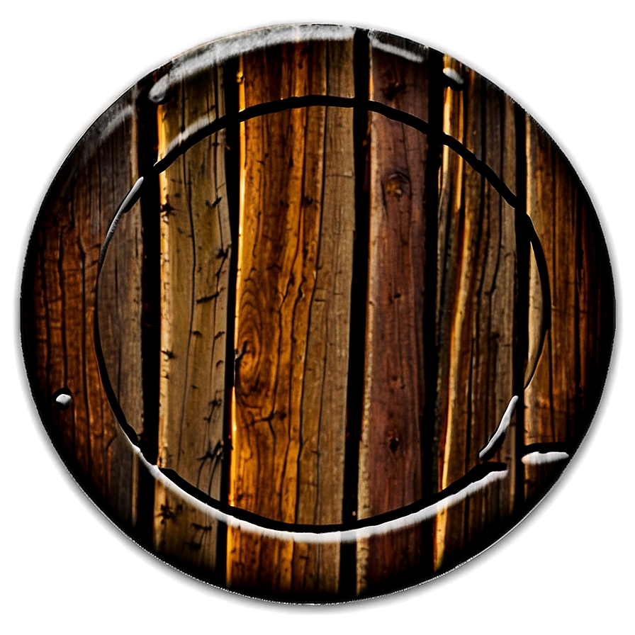 Wood Circle Overlay Png 06282024