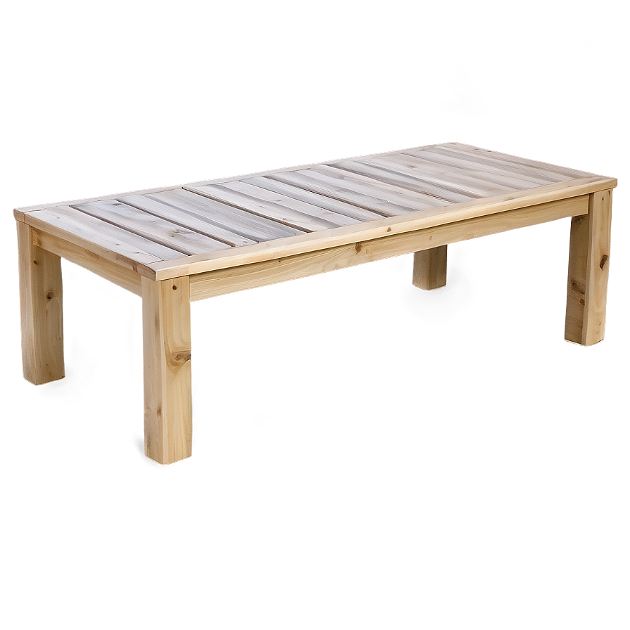 Wood Outdoor Table Png 06282024