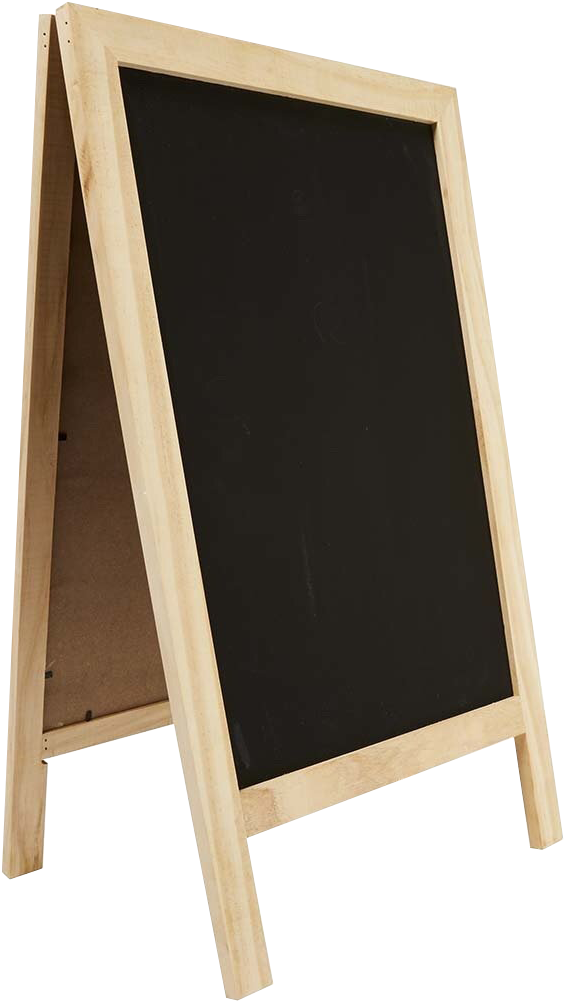 Wooden A Frame Blackboard Stand