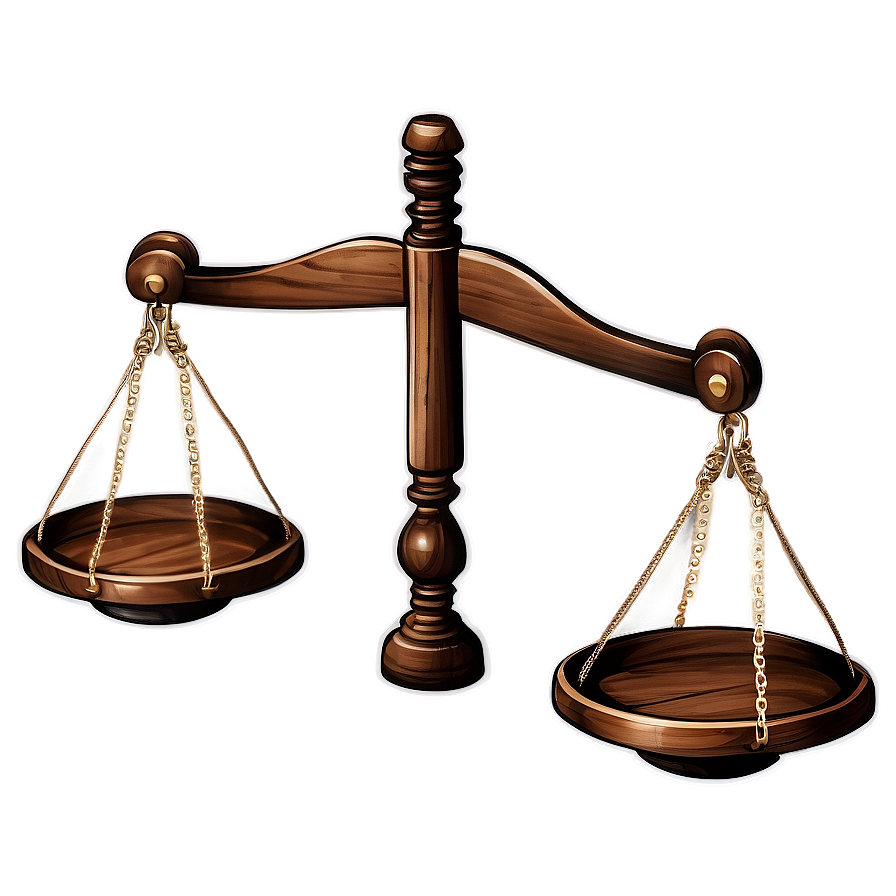 Wooden Balance Scale Png 71