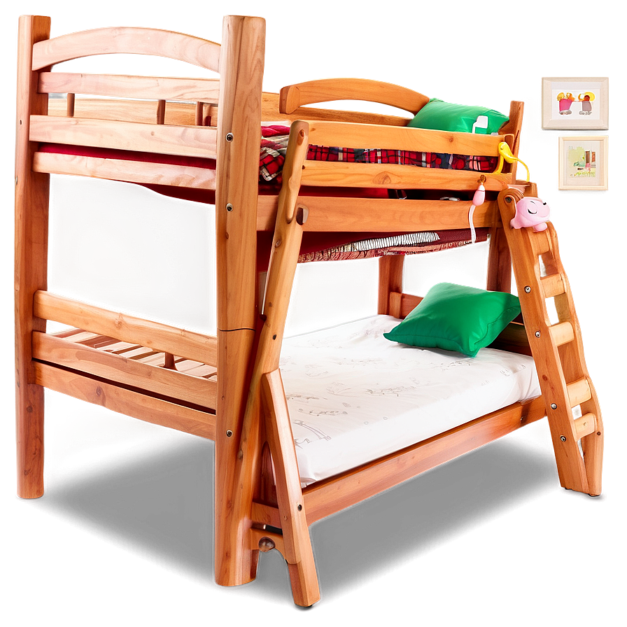 Wooden Bunk Bed Png 27