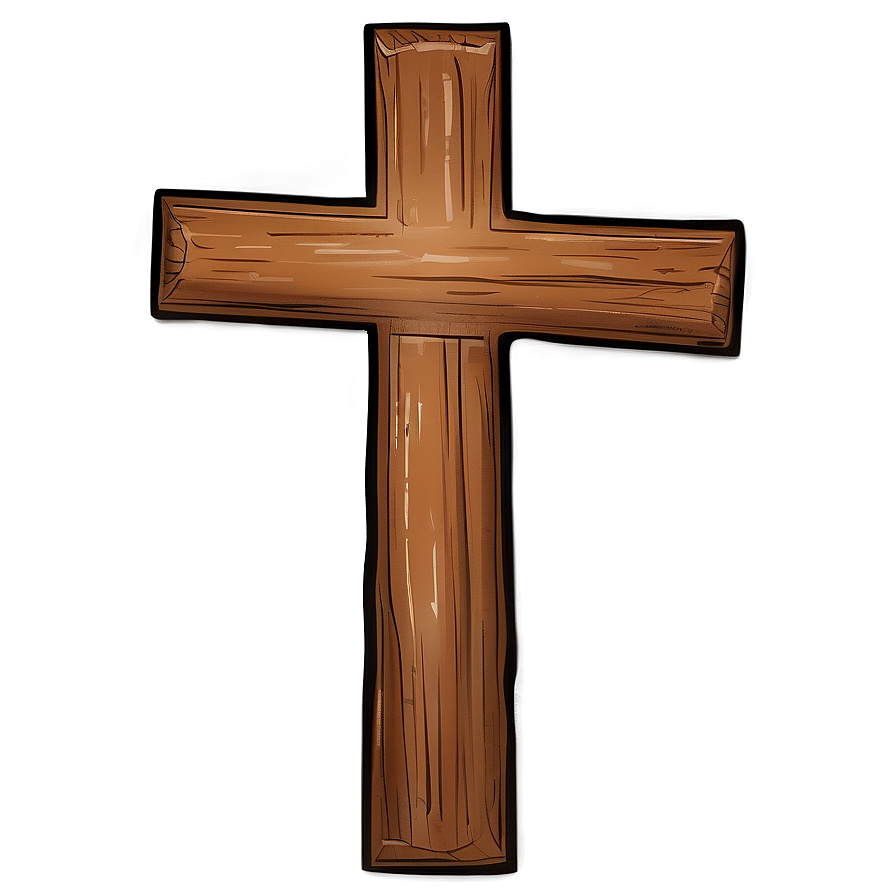 Wooden Catholic Cross Graphic Png Wwv