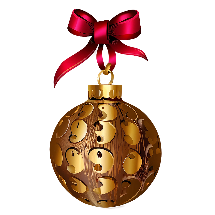 Wooden Christmas Ornaments Png 05252024