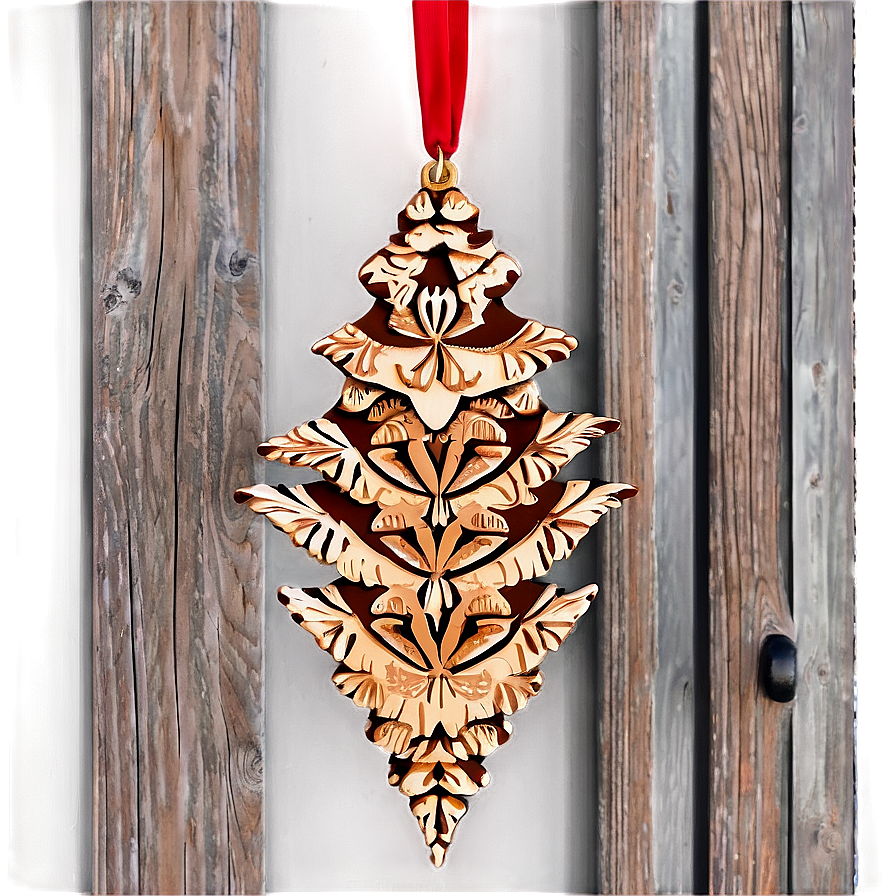 Wooden Christmas Ornaments Png Onw73