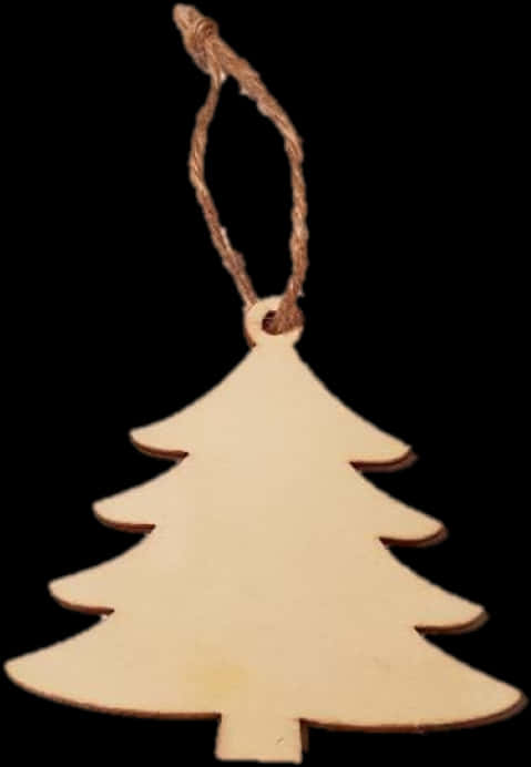 Wooden Christmas Tree Ornament