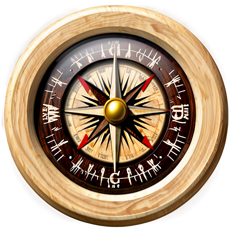 Wooden Compass Png Yjc